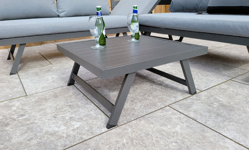 Image 5: Accra Corner Sofa Set with Adjustable Headrest and Coffee Table