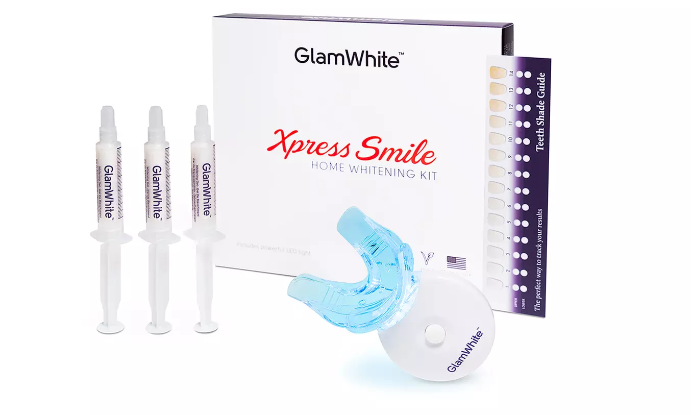 Kit de blanchiment Xpress Smile avec dentifrice de Glamwhite