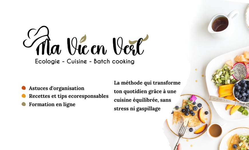 Image 2: Batch cooking salé, sucré et festif avec Ma Vie en Vert
