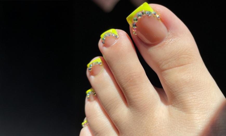 Image 6: Gel Mani-Pedi & Acrylic Full Set Nail Enhancement Packages