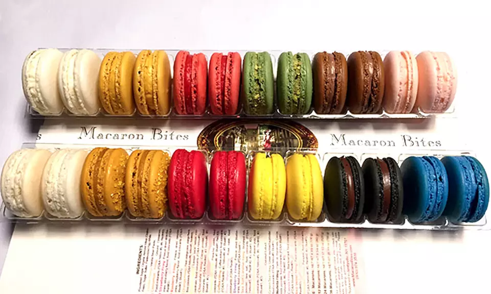 Macarons Sampler Gift (12- or 24-Pack) from Macaron Bites at Caffe Bene - Primary Image