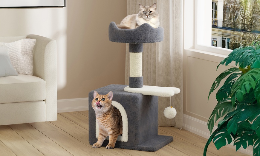 Image 5: 70, 79 or 131cm Multi Level Indoor Cat Tree