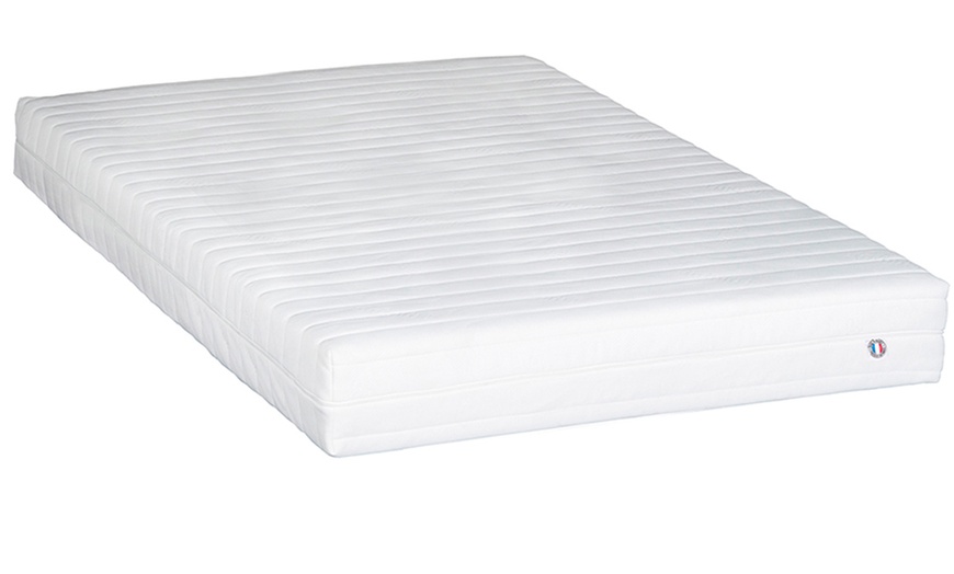Image 3: Matelas mousse haute densité, fabrication française déhoussable Nupsia