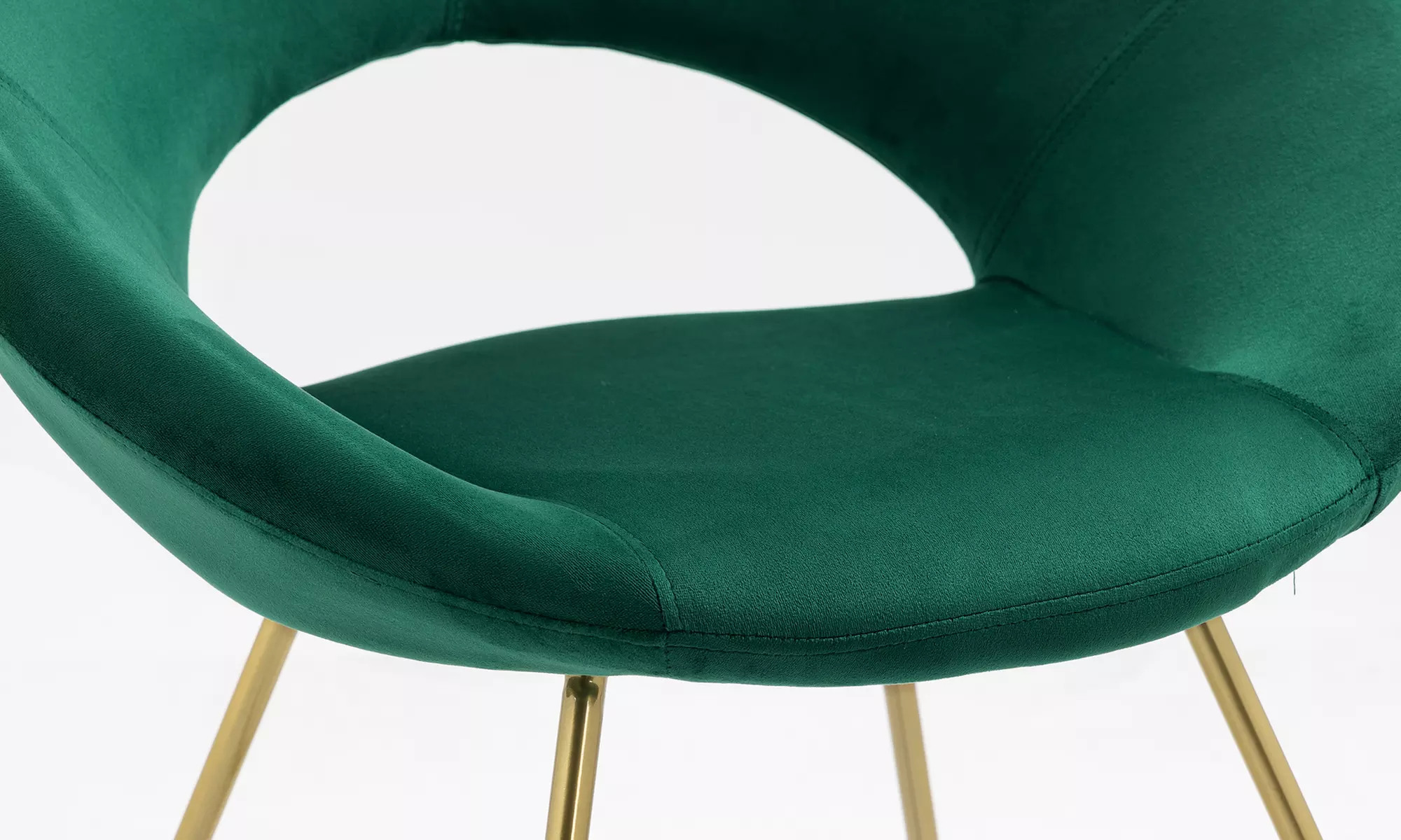Poltrona tonda in velluto Grace