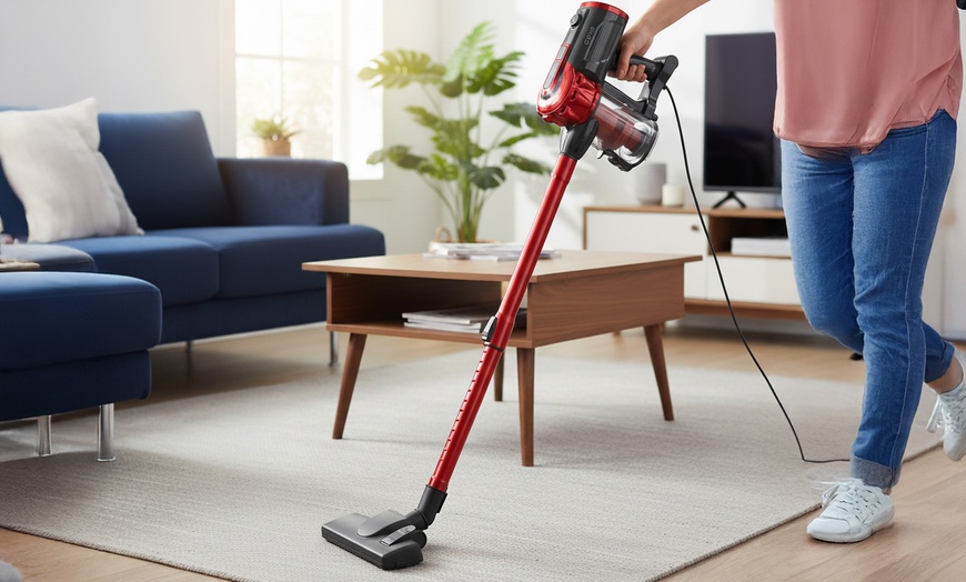 Image 1: Aspirateur 2-en-1 à main et balai avec fil Bomann

