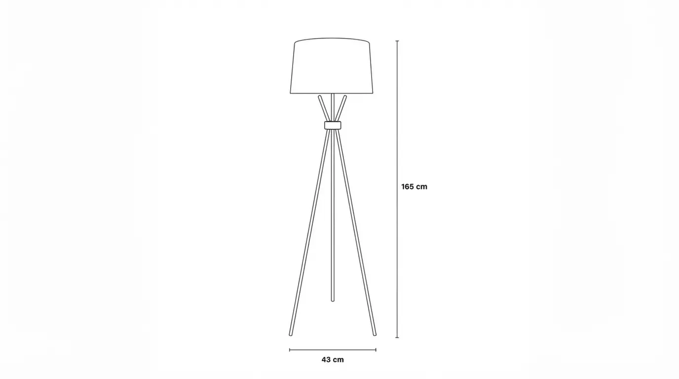 Home Delux Stehlampe LUNA