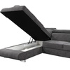 Image 5: Grey Corner Sofa Bed