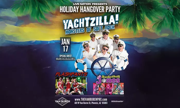 Holiday Hangover Party with Yachtzilla on January 17 at 8 p.m. - Primary Image