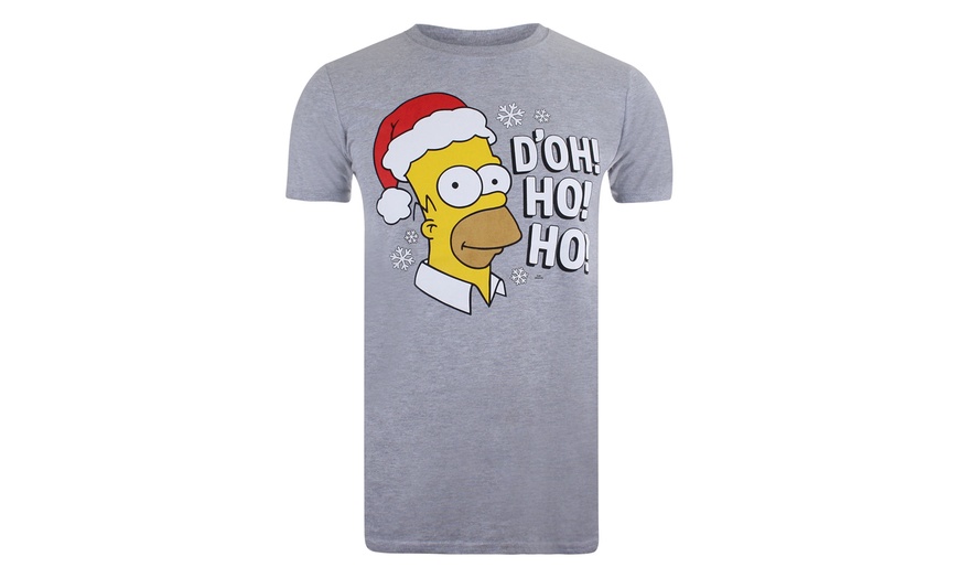 Image 5: Simpsons Christmas T-Shirt