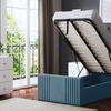 Image 22: DS Living Elara Winged Panel Bed With Ottoman Gas Lift
