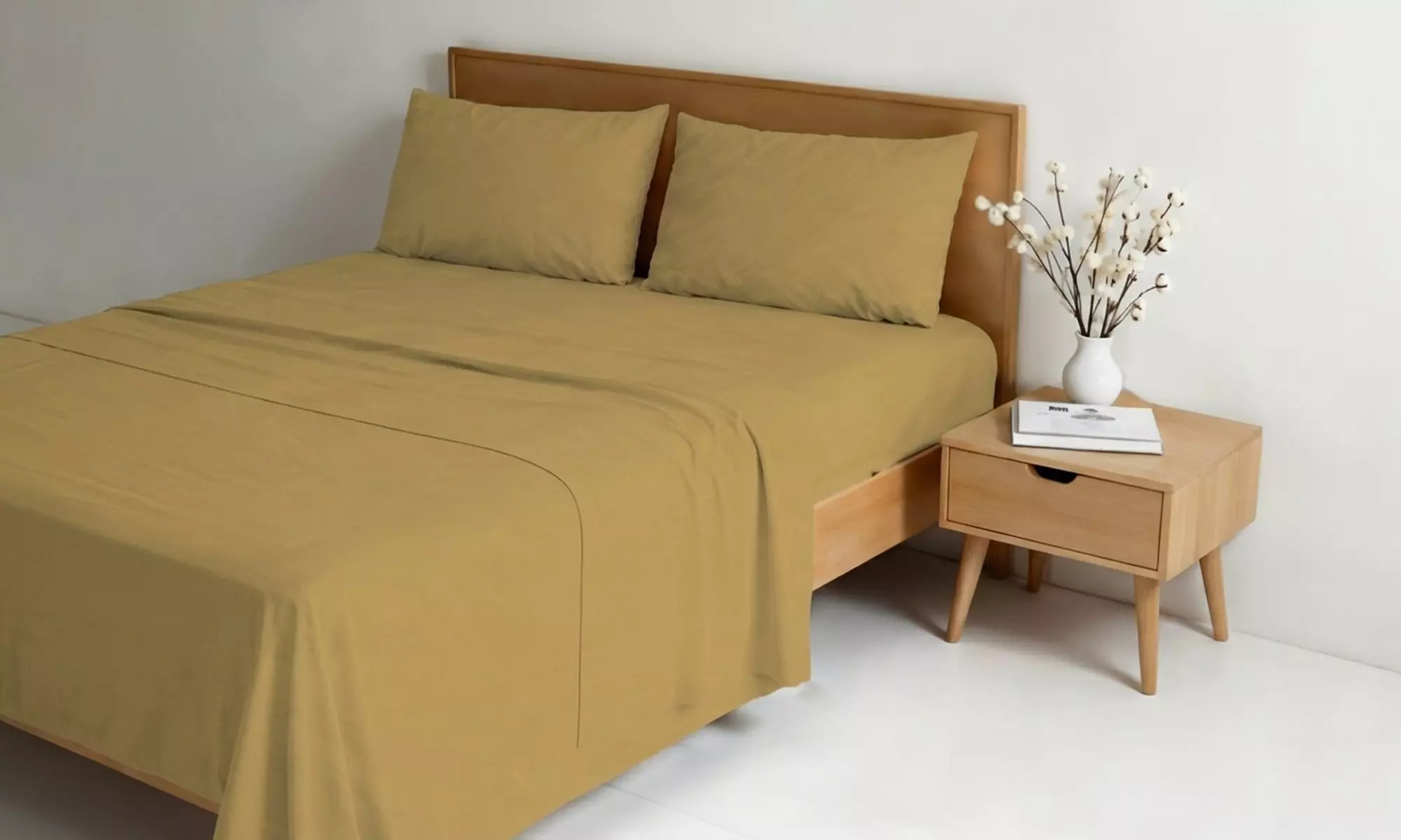 'Water Washed' beddengoedset voor tweepersoonsbed