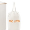 Image 2: Cesto para la colada con bolsa interior y diseño plegable