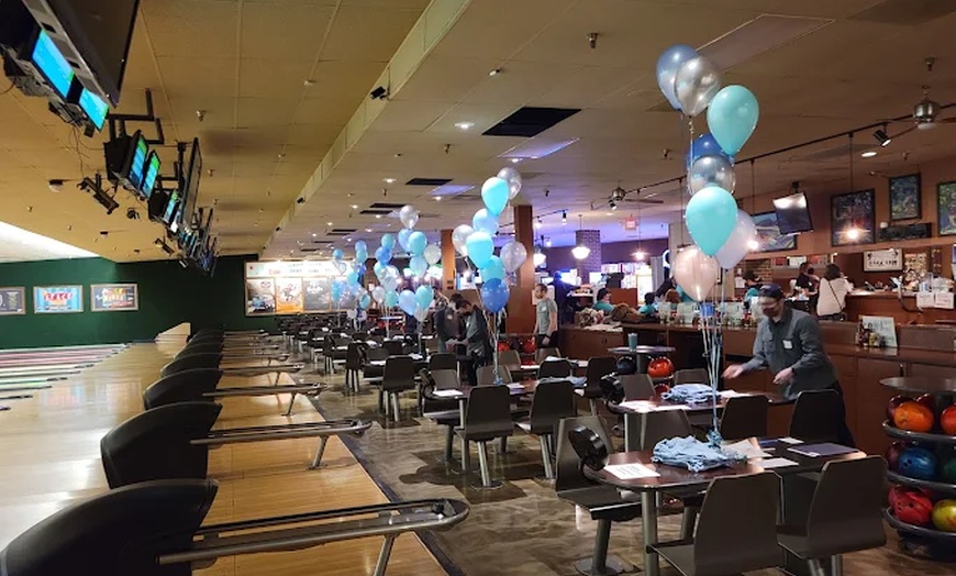Image 6: One Hour Bowling Package & $50 Dining Credit for up to 6 People!
