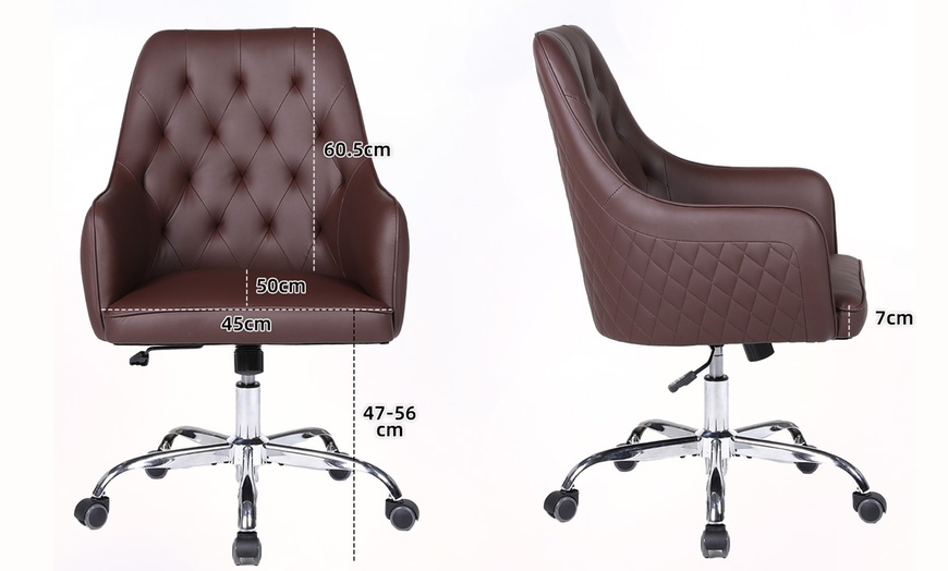 Image 3: Swivel Desk Chair