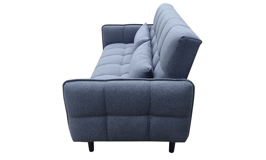 Image 5: DS Living Bello 2 Seater Sofa Bed in Grey or Silver