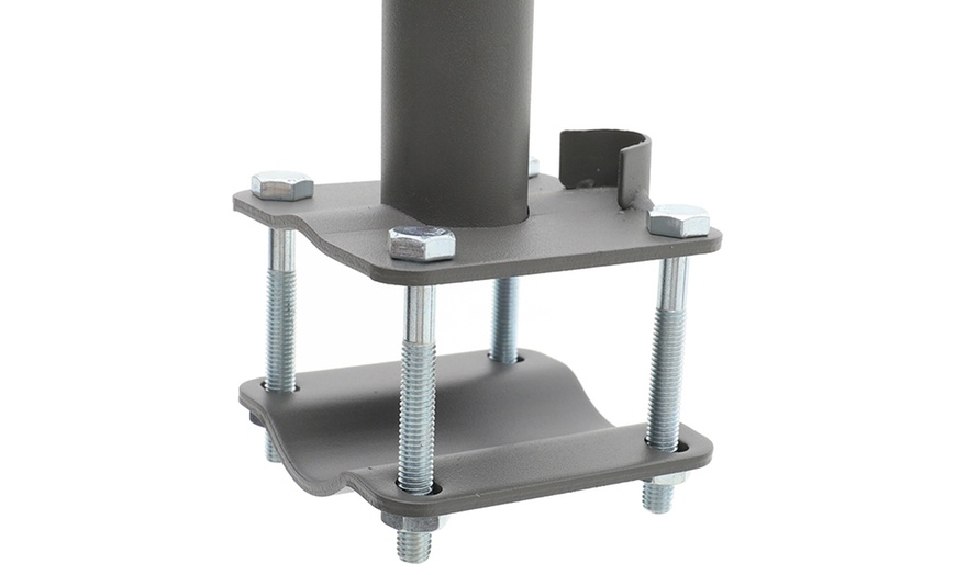 Image 7: Retractable Polyester One-Side Awning with Iron or Plastic Handle