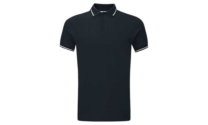 Image 4: Men's Collared Polo T-Shirt
