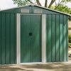 Image 29: Large Metal Garden Tool Storage Shed in 6 Styles