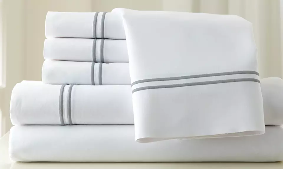 1,000TC Italian Hotel Collection Egyptian Cotton-Rich Sheet Set (6-Piece) - Second Medium