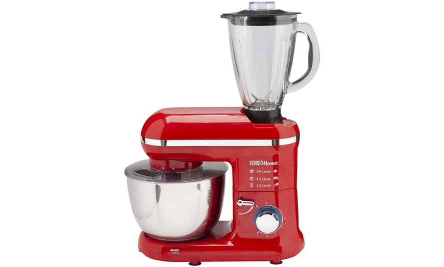 Image 2: Sensio Home Two-in-One Stand Mixer Blender 1300W