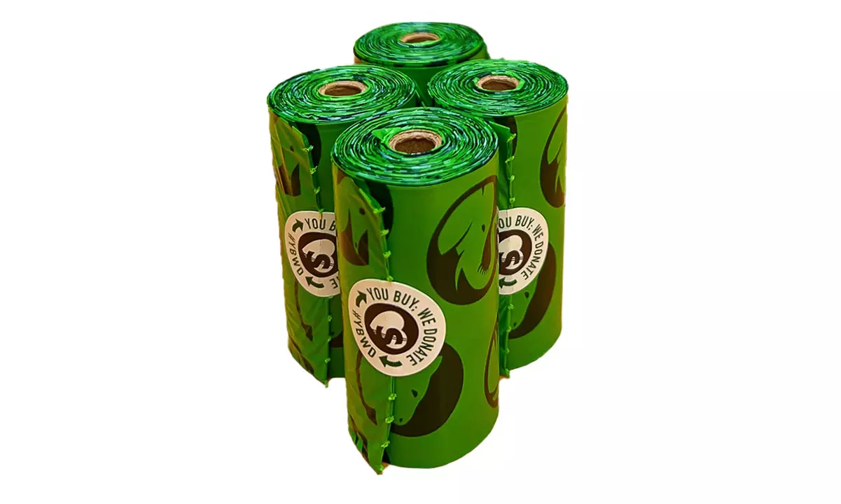 720 USDA Certified Biobased - San Diego Zoo Poop Bags - 48 Roll Bundle