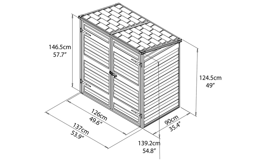 Image 7: Mercia Garden Storage Shed