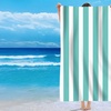 Image 4: Single Jersey Striped Summer Beach or Bath Towel