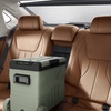Image 4: Outsunny Car Fridge Freezer Dual Zone