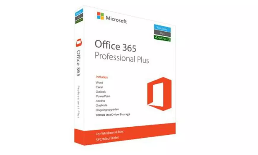 Image 1: Office 365 Pro Plus for PC/Mac/Tablet – 5 Devices - 95% Off 