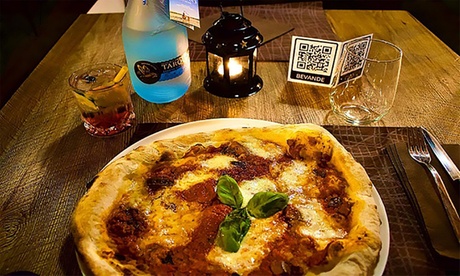 Menu pizza o hamburger e birra, da Enigma Correggio. Consegna o asporto