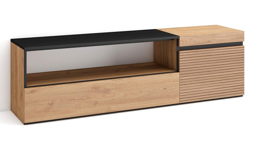 Image 10: Meuble TV avec ou sans cheminée électrique LED