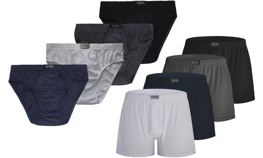 Image 4: 3x, 6x oder 12x Liabel Herren Slips oder Boxershorts