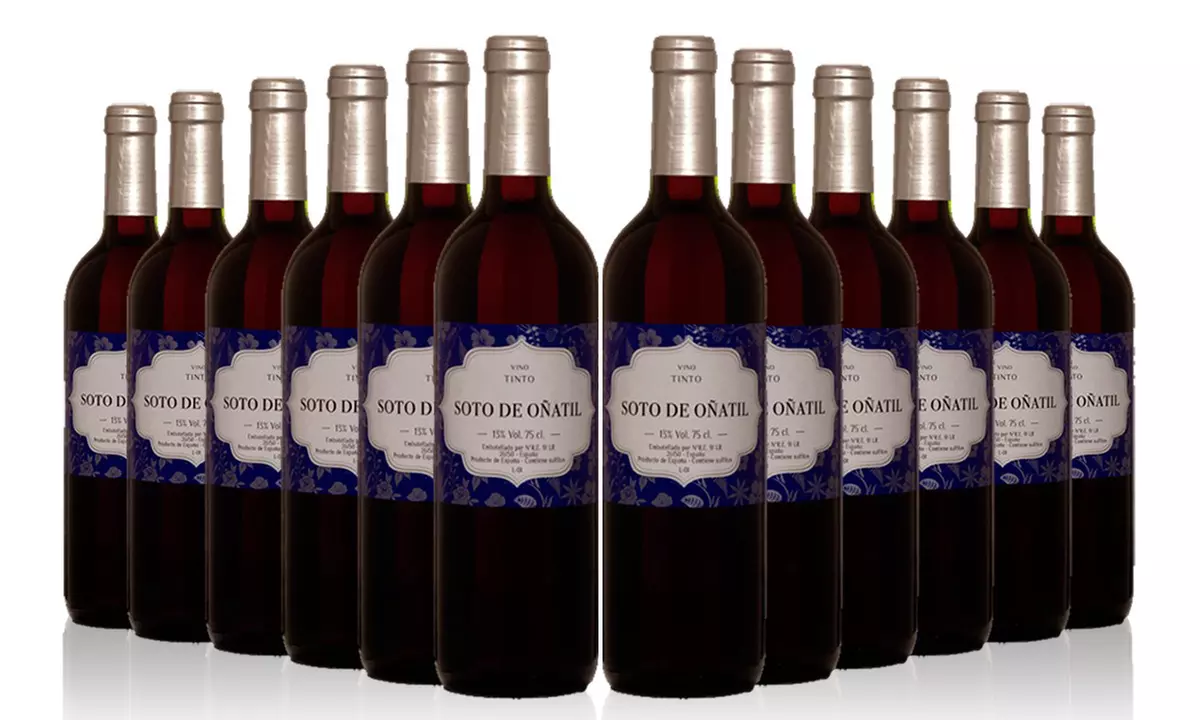 12 Bottles of Soto de Oñatil Rioja Wine for £39.99 With Free Delivery (60% Off) - Primary Image