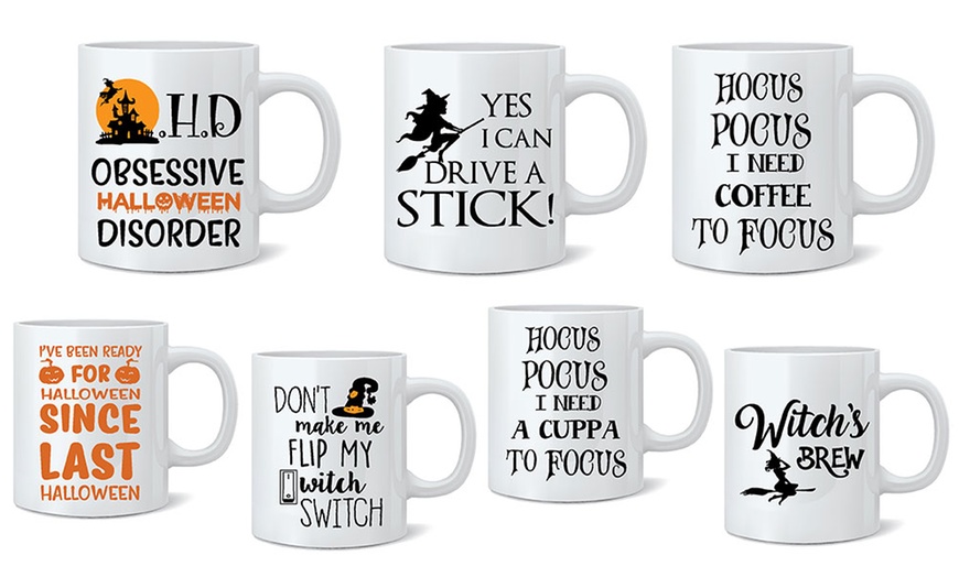 Image 1: Halloween-Themed Mug