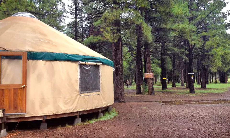 2-Night Stay in a Cabin or Yurt for Two at Off Grid Getaways at Flagstaff Nordic Center (Up to 50% Off) - Primary Image
