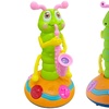 Image 1: Dancing Saxophone Caterpillar Music Toy with Engaging Light and Sound