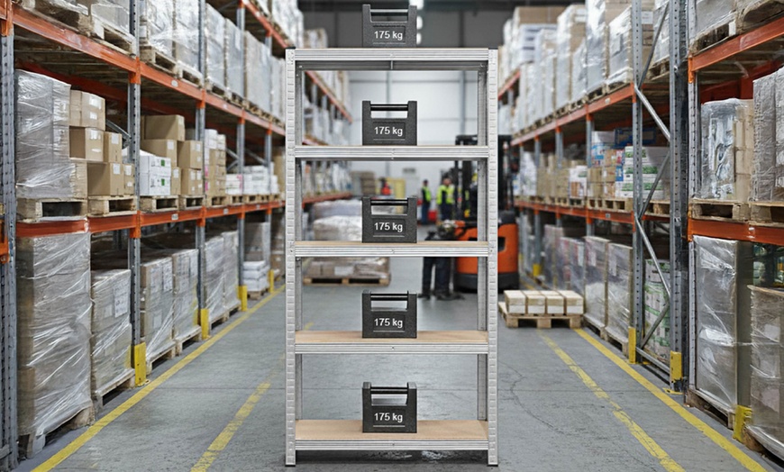 Image 3: Lot de 2 étagères en métal 