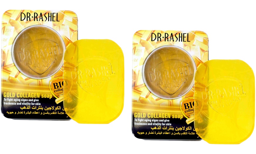 Image 2: Two or Three Dr Rashel Gold Bio Collagen Soap Bars