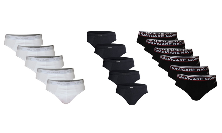 Image 2: 5 o 10 slip uomo Navigare 100% cotone