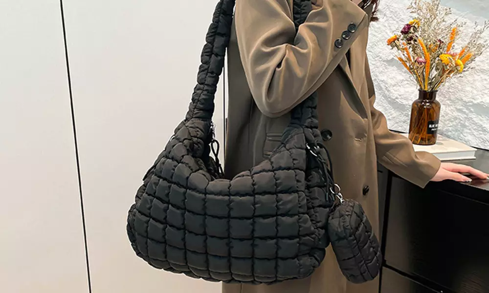 Sac cabas matelassé pour femme