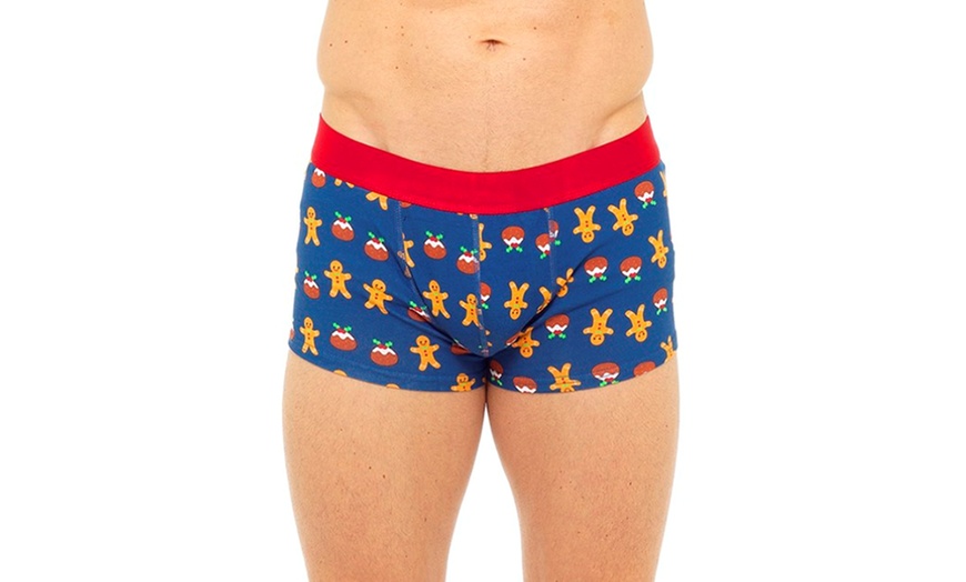 Image 5: Men's Christmas Boxer Shorts