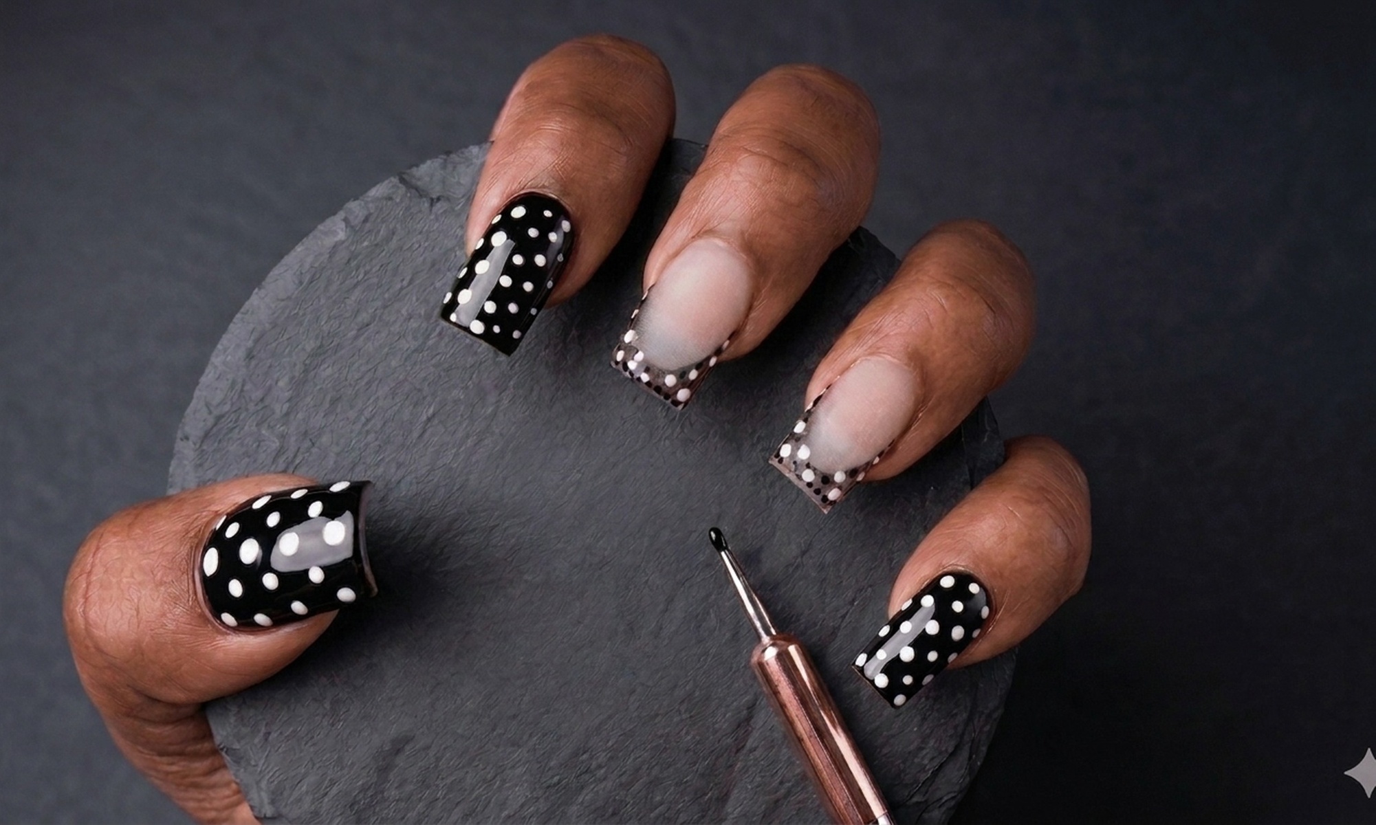 Custom Acrylic Nail Art and Styling