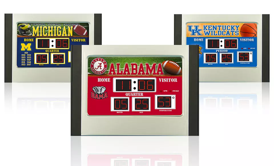 NCAA Scoreboard Alarm Clock - Primary Image