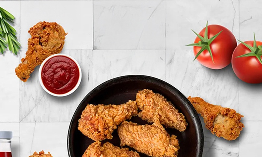 Image 2: Chicken Sandwich or Tender Combos with Fries and Drinks and More