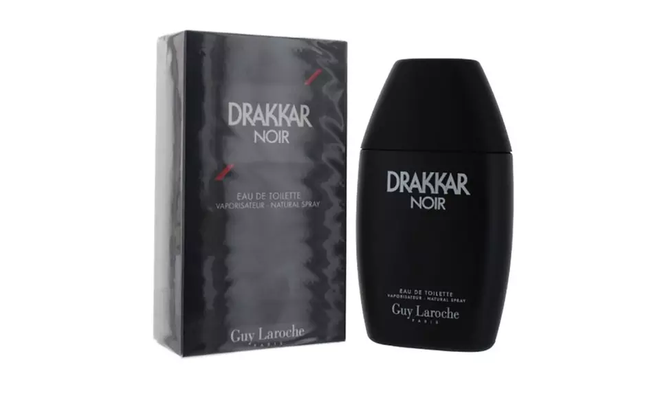 DRAKKAR NOIR by Guy Laroche 6.7 oz EDT Spray NEW in Box for Men - Second Medium