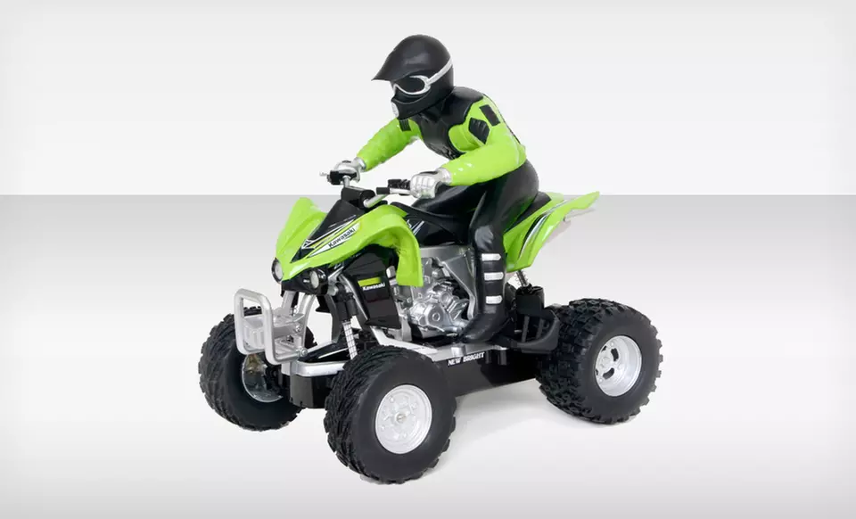 $29.99 for an RC Kawasaki 450 4-Wheeler ($49.99 List Price). Multiple Colors Available. Free Shipping and Returns. - Second Medium