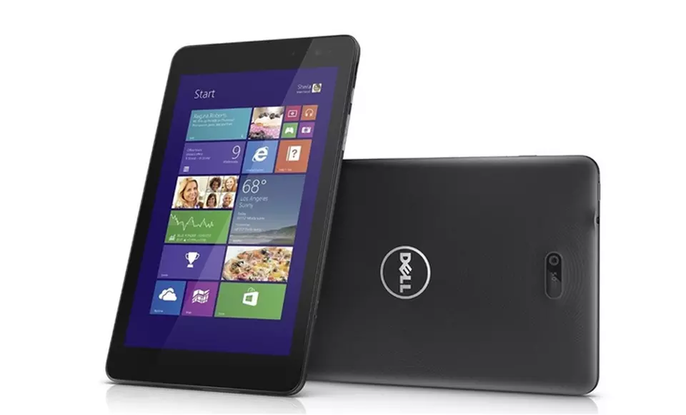Dell Venue 8 Pro 64GB 8" Windows 8.1 Tablet in Black (Manufacturer Refurbished). Free Returns. - Primary Image