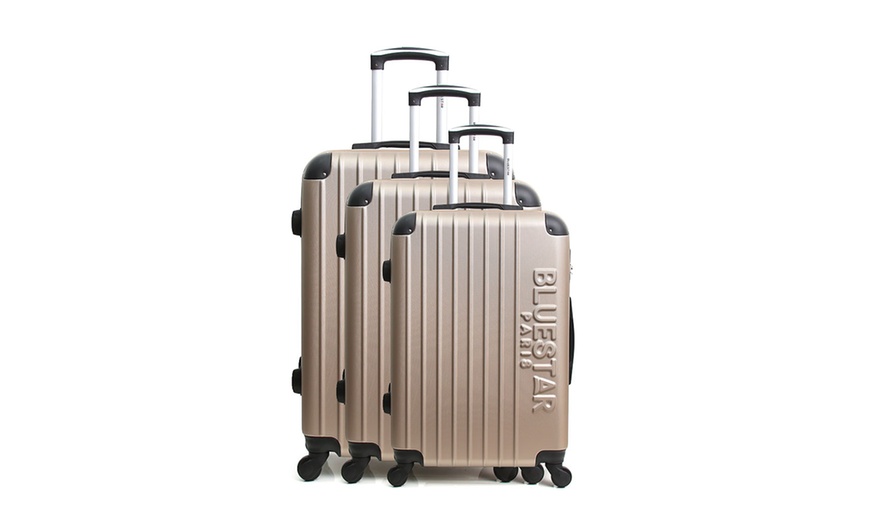 Image 8: Bluestar Set of Three Suitcases