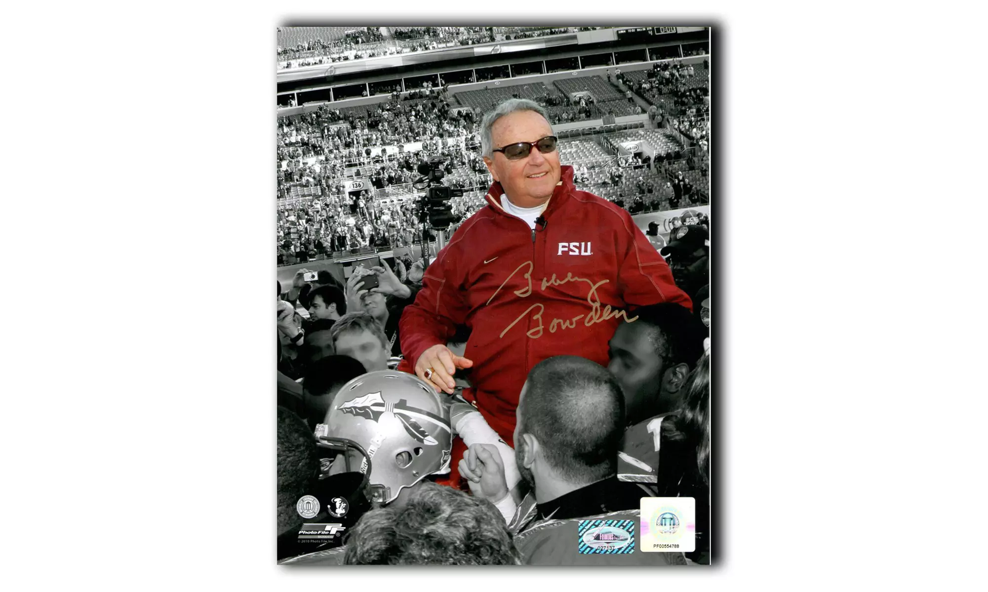 NCAA Bobby Bowden Florida State Autographed Photo (8"x10") - Primary Image