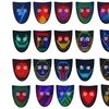 Image 2: LED Light Up Mask with Gesture Sensing Halloween Party Props